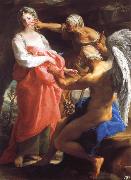 Pompeo Batoni Time Orders Old Age to Destroy Beauty painting